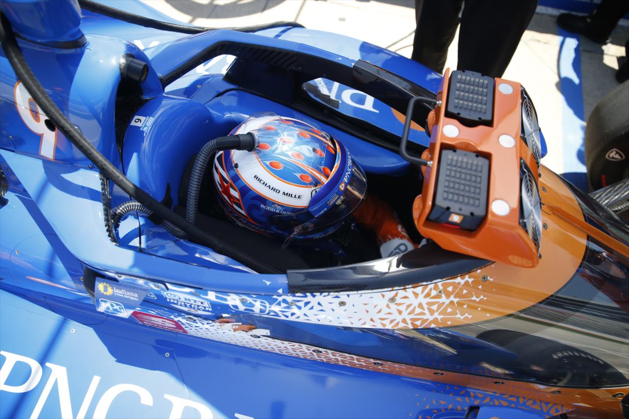 Scott Dixon during practice for the Genesys 300 at Texas Motor Speedway Saturday, June 6, 2020 -- Photo by: Chris Jones