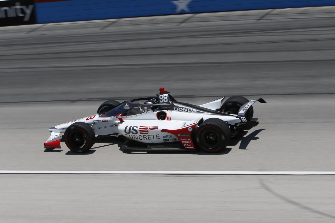 Marco Andretti during practice for the Genesys 300 at Texas Motor Speedway Saturday, June 6, 2020 -- Photo by: Chris Jones