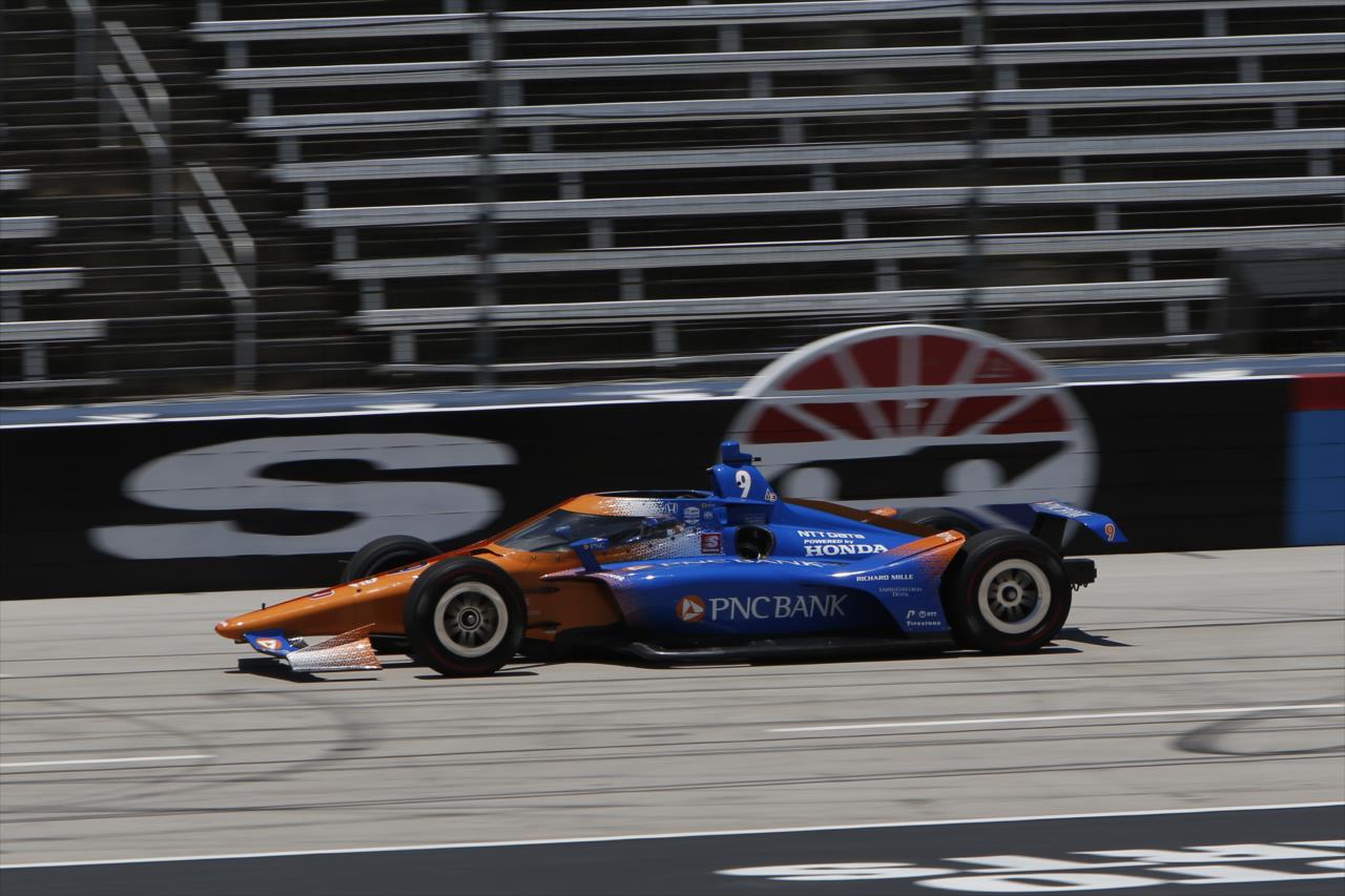 Scott Dixon during practice for the Genesys 300 at Texas Motor Speedway Saturday, June 6, 2020 -- Photo by: Chris Jones
