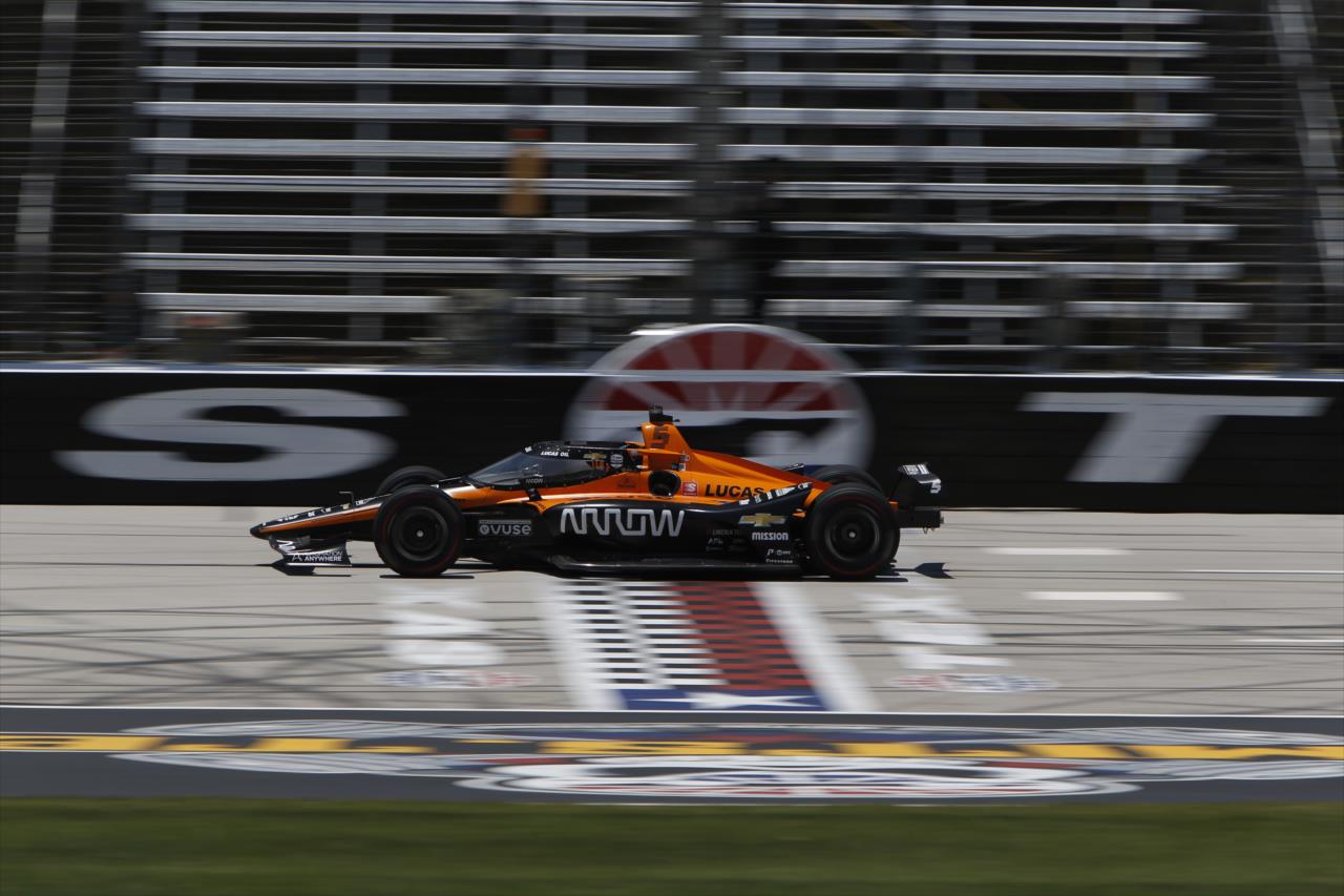 Pato O'Ward during practice for the Genesys 300 at Texas Motor Speedway Saturday, June 6, 2020 -- Photo by: Chris Jones