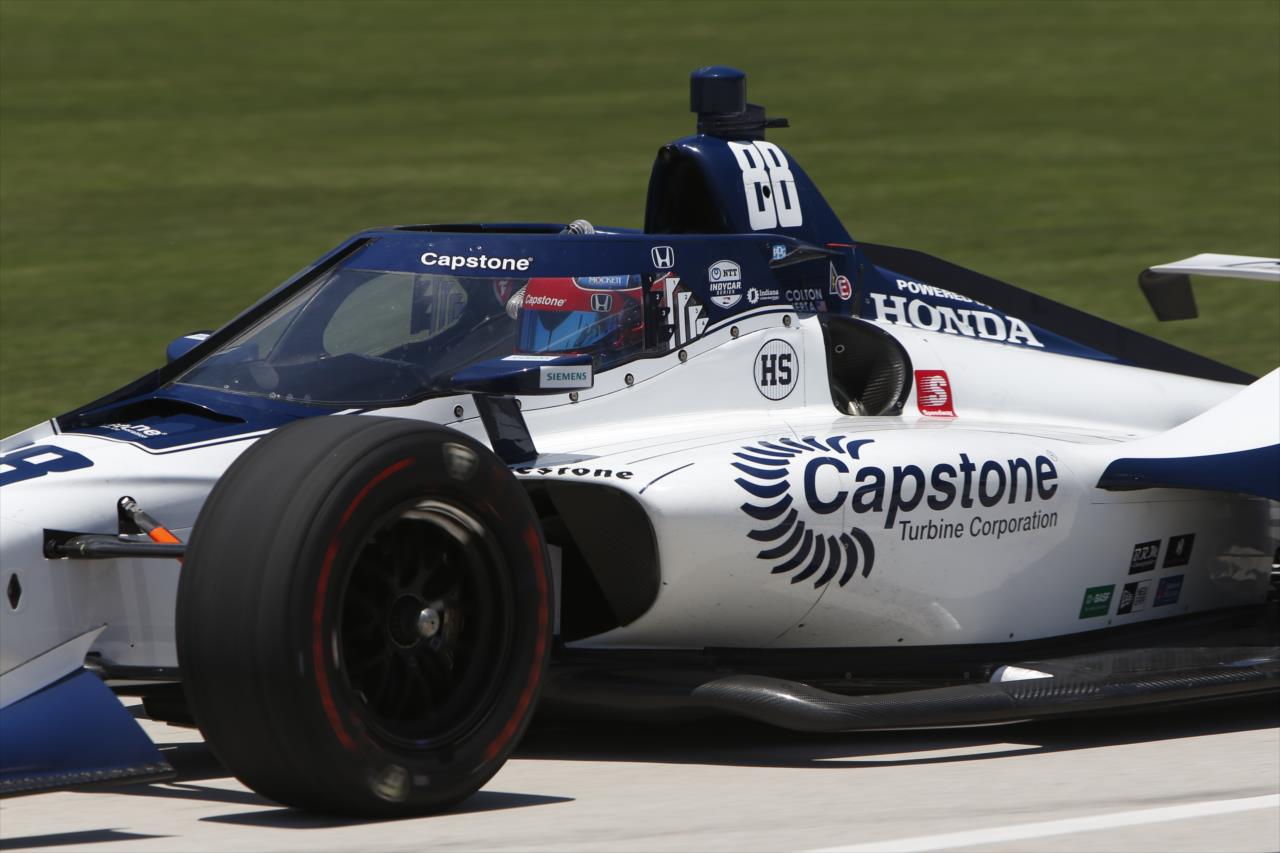 Colton Herta during practice for the Genesys 300 at Texas Motor Speedway Saturday, June 6, 2020 -- Photo by: Chris Jones