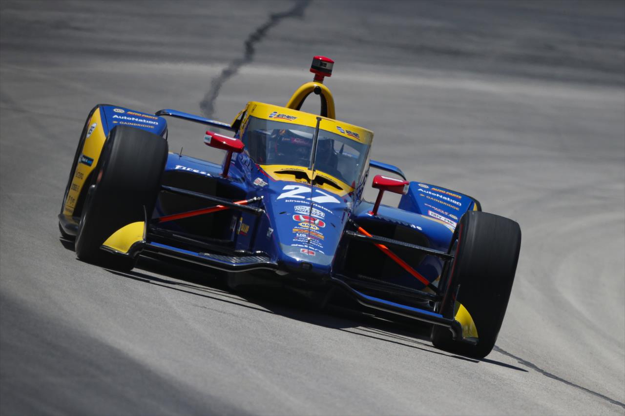 Alexander Rossi during practice for the Genesys 300 at Texas Motor Speedway Saturday, June 6, 2020 -- Photo by: Chris Owens