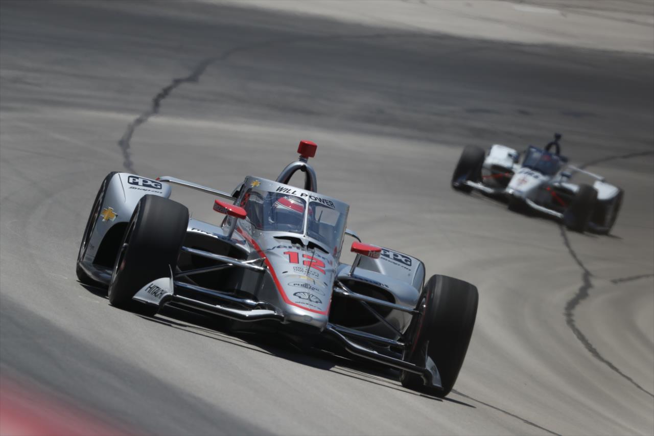 Will Power during practice for the Genesys 300 at Texas Motor Speedway Saturday, June 6, 2020 -- Photo by: Chris Owens