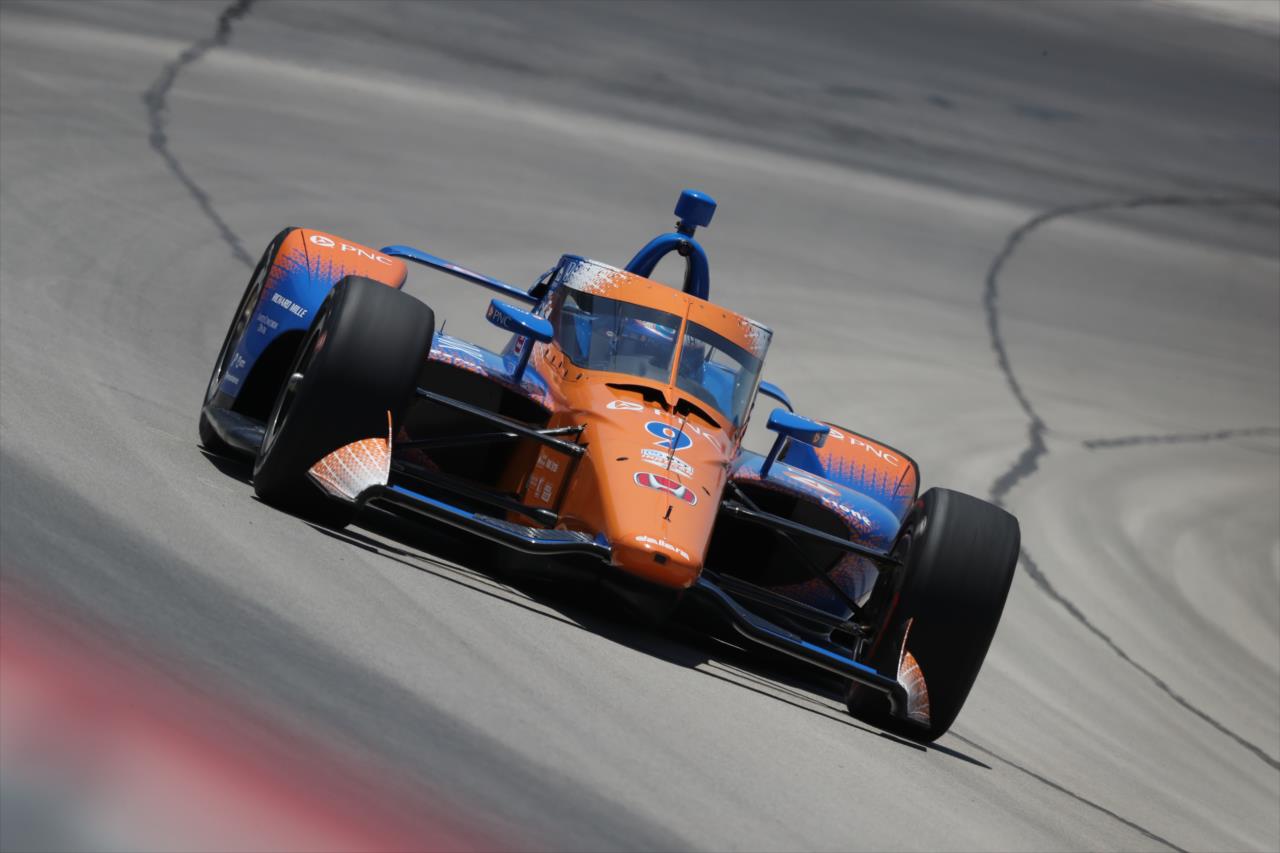 Scott Dixon during practice for the Genesys 300 at Texas Motor Speedway Saturday, June 6, 2020 -- Photo by: Chris Owens
