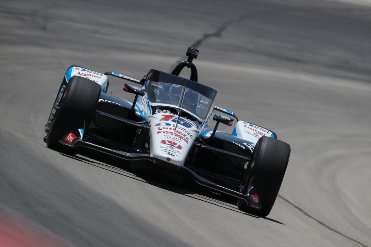 Graham Rahal during practice for the Genesys 300 at Texas Motor Speedway Saturday, June 6, 2020 -- Photo by: Chris Owens