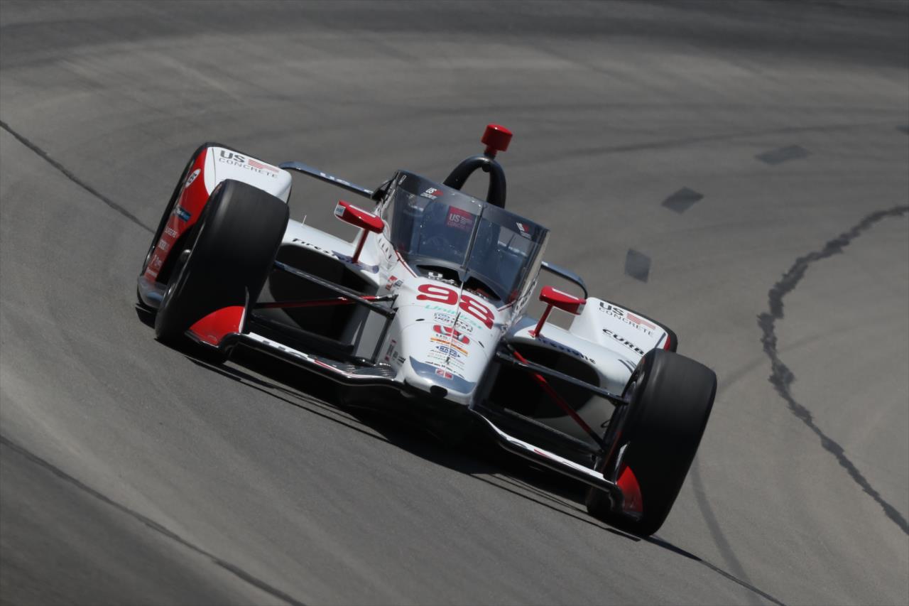 Marco Andretti during practice for the Genesys 300 at Texas Motor Speedway Saturday, June 6, 2020 -- Photo by: Chris Owens