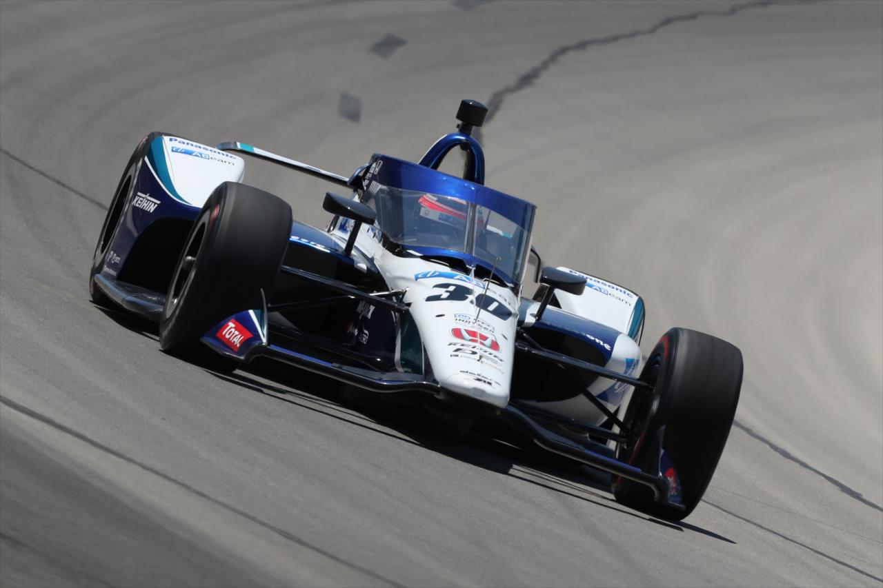Takuma Sato during practice for the Genesys 300 at Texas Motor Speedway Saturday, June 6, 2020 -- Photo by: Chris Owens