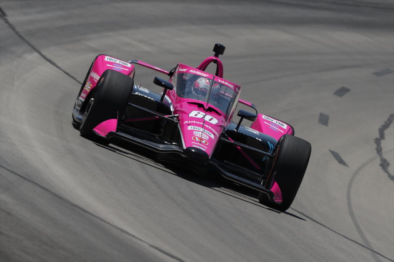 Jack Harvey during practice for the Genesys 300 at Texas Motor Speedway Saturday, June 6, 2020 -- Photo by: Chris Owens