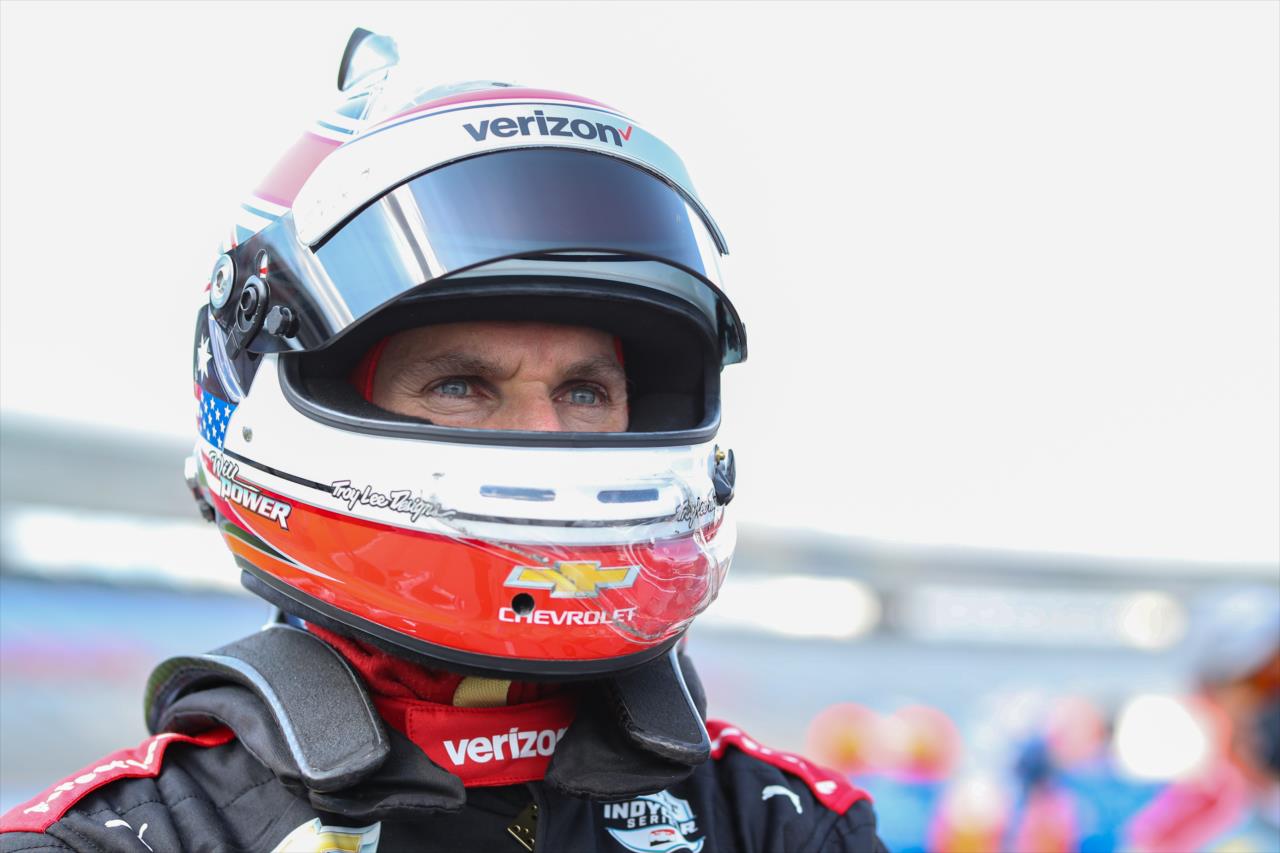 Will Power during qualifying for the Genesys 300 at Texas Motor Speedway Saturday, June 6, 2020 -- Photo by: Chris Owens