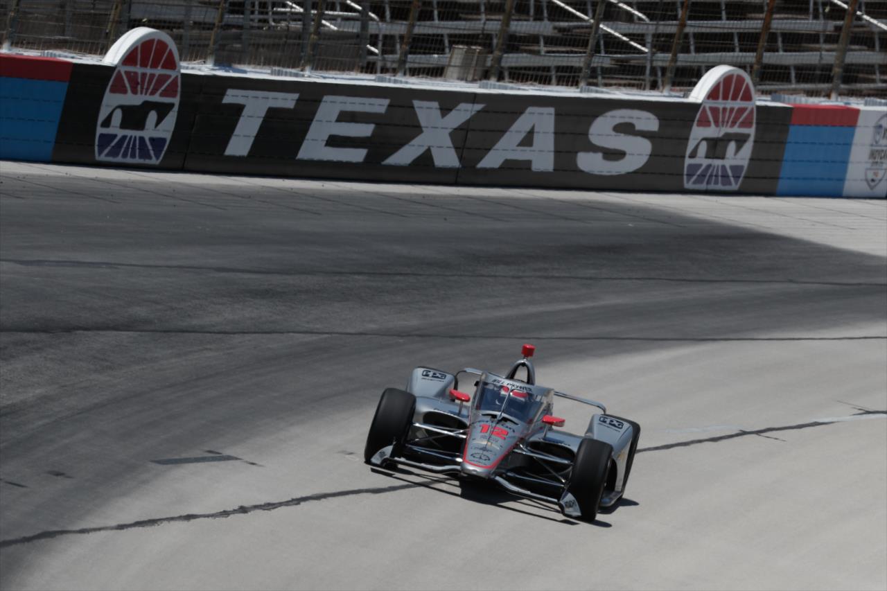 Will Power during practice for the Genesys 300 at Texas Motor Speedway Saturday, June 6, 2020 -- Photo by: Joe Skibinski