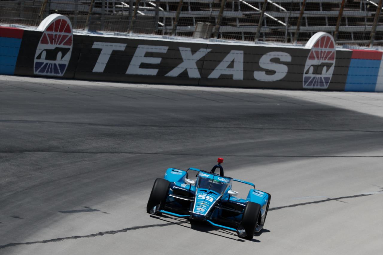 Conor Daly during practice for the Genesys 300 at Texas Motor Speedway Saturday, June 6, 2020 -- Photo by: Joe Skibinski