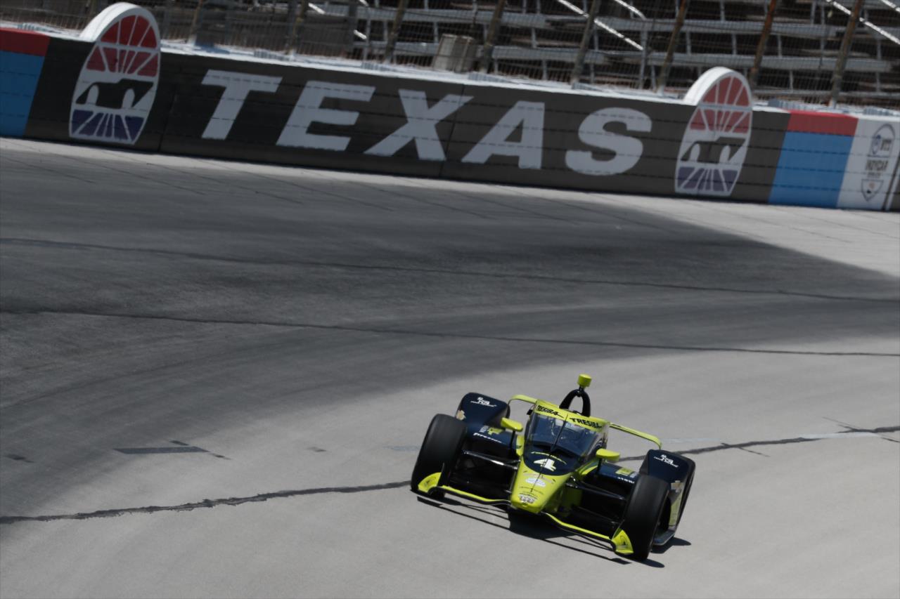 Charlie Kimball during practice for the Genesys 300 at Texas Motor Speedway Saturday, June 6, 2020 -- Photo by: Joe Skibinski