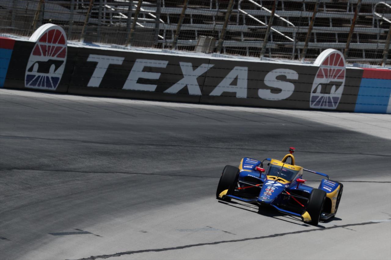 Alexander Rossi during practice for the Genesys 300 at Texas Motor Speedway Saturday, June 6, 2020 -- Photo by: Joe Skibinski