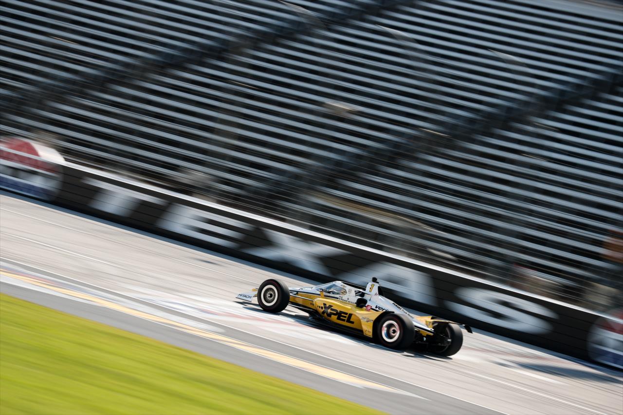 Josef Newgarden during qualifying for the Genesys 300 at Texas Motor Speedway Saturday, June 6, 2020 -- Photo by: Joe Skibinski