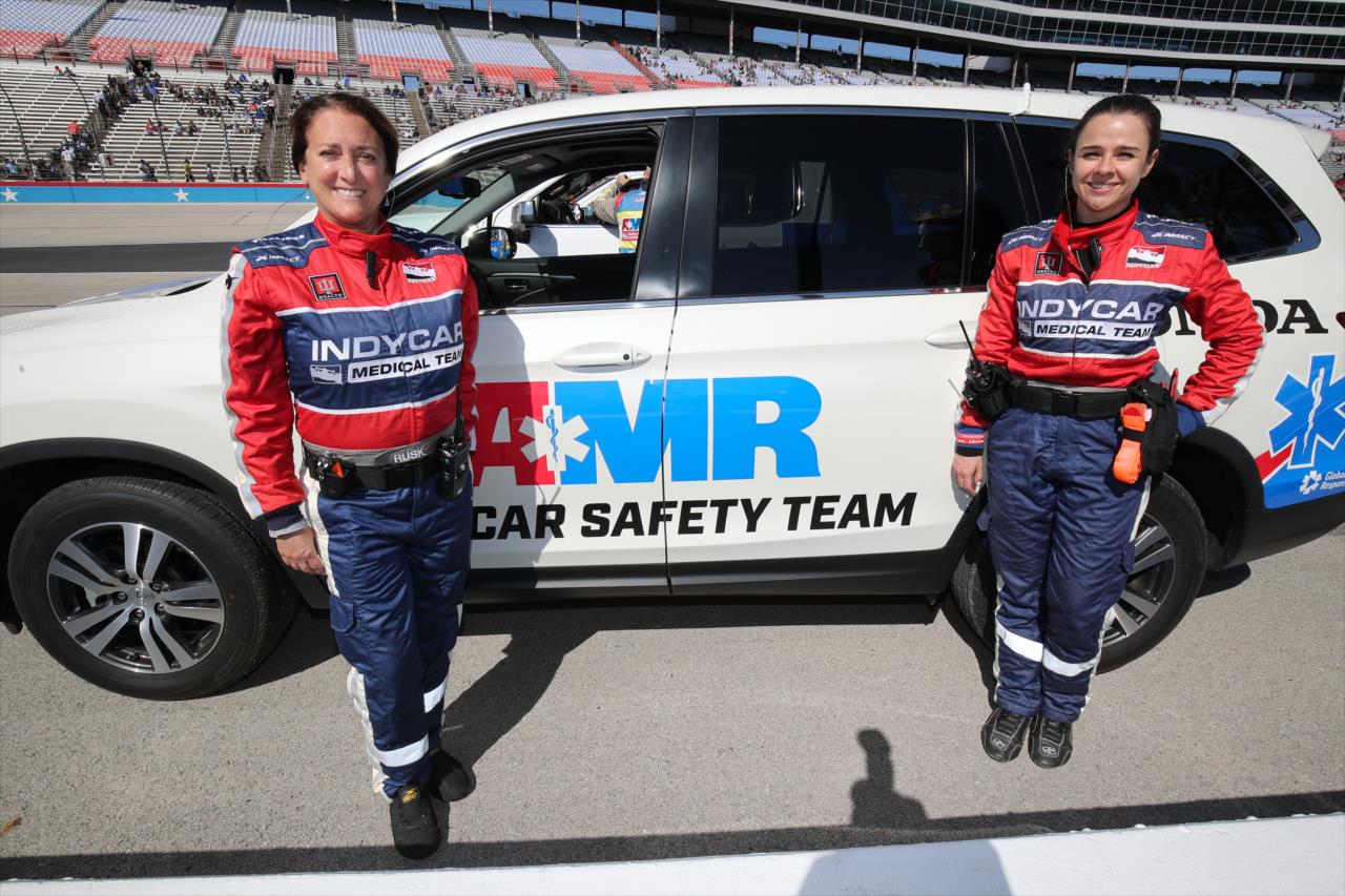 AMR Safety Team- Dr. Debra Rusk and Dr. Julia Vaizer  - XPEL 375 - By: Joe Skibinski -- Photo by: Joe Skibinski