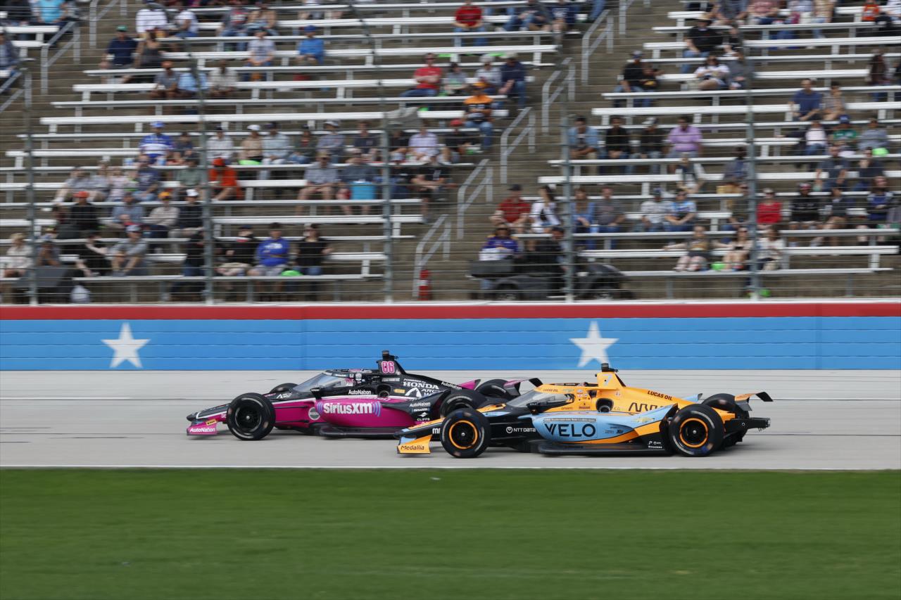 Helio Castroneves and Alexander Rossi - PPG 375 at Texas Motor Speedway - By: Chris Jones -- Photo by: Chris Jones
