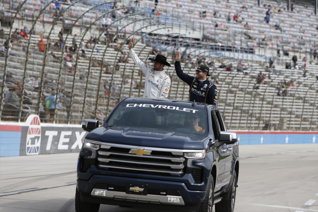 Rinus VeeKay and Conor Daly - PPG 375 at Texas Motor Speedway - By: Chris Jones -- Photo by: Chris Jones