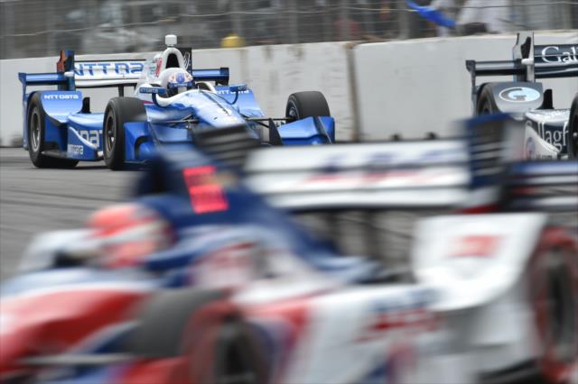 Scott Dixon chases down the field during the Honda Indy Toronto -- Photo by: Chris Owens