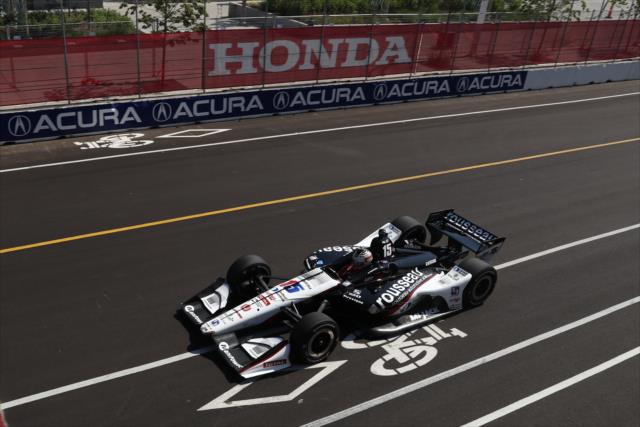 Graham Rahal sails down the frontstretch during the Honda Indy Toronto -- Photo by: Chris Jones