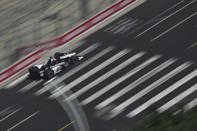 Graham Rahal streaks down the frontstretch during the Honda Indy Toronto -- Photo by: Chris Owens
