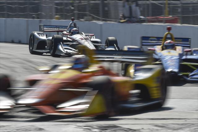 Will Power chases down the field entering Turn 8 during the Honda Indy Toronto -- Photo by: Chris Owens