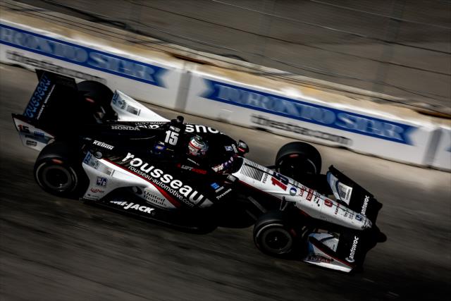 Graham Rahal races through Turn 9 during the Honda Indy Toronto -- Photo by: Joe Skibinski