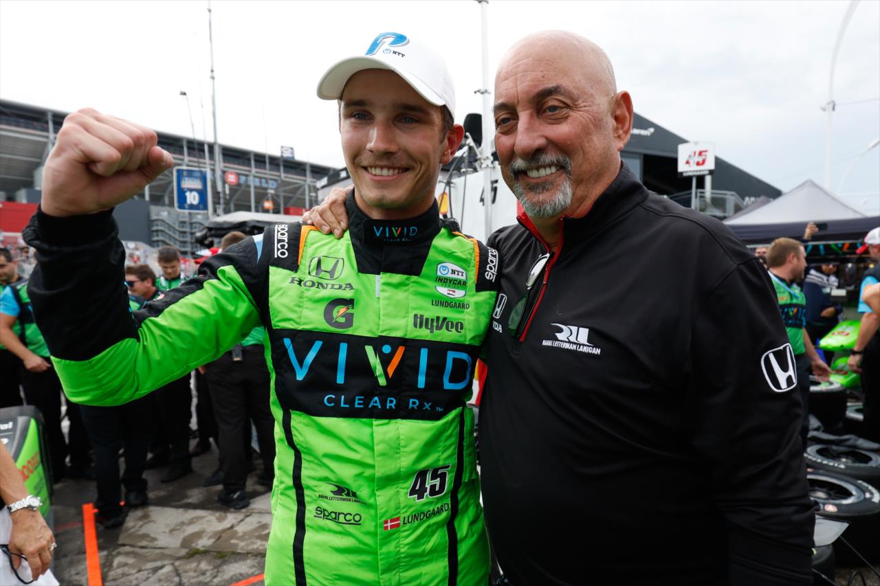 Christian Lundgaard and Bobby Rahal - Honda Indy Toronto - By: Joe Skibinski -- Photo by: Joe Skibinski