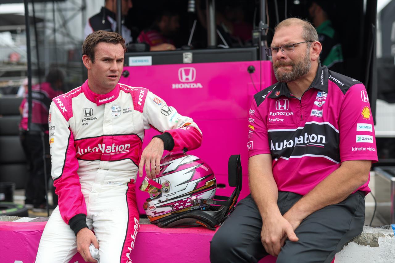 Kyle Kirkwood and Jeremy Milless - Honda Indy Toronto - By: Chris Owens -- Photo by: Chris Owens