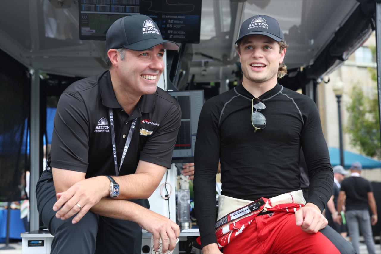 Larry Foyt and Santino Ferrucci - Honda Indy Toronto - By: Chris Owens -- Photo by: Chris Owens