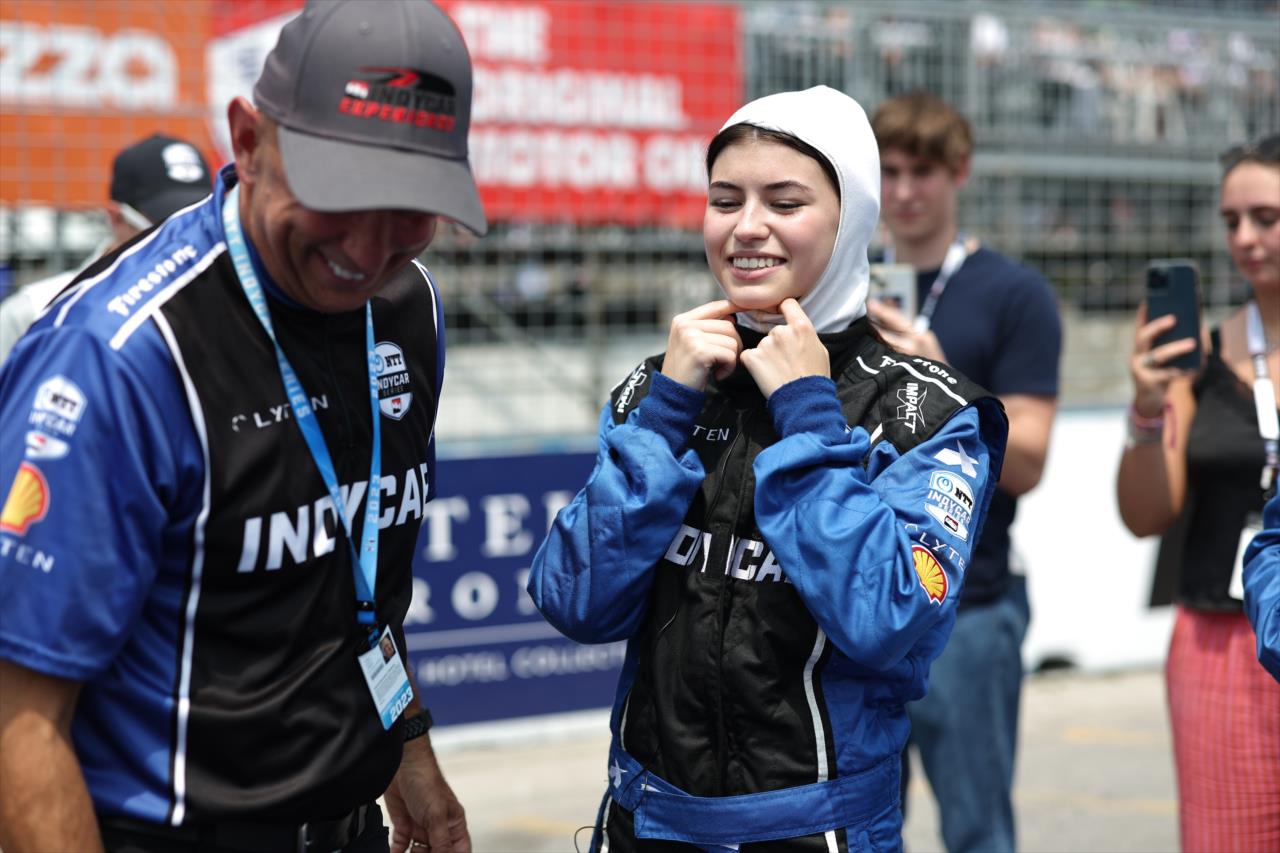 Fastest Seat in Sports rider Ava Rose - Honda Indy Toronto - By: Chris Owens -- Photo by: Chris Owens