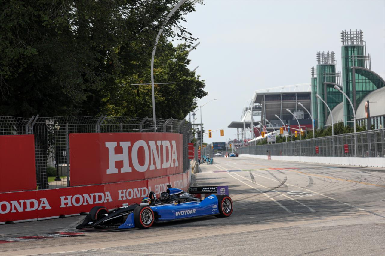 Ava Rose rides in the Fastest Seat in Sports - Honda Indy Toronto - By: Travis Hinkle -- Photo by: Travis Hinkle