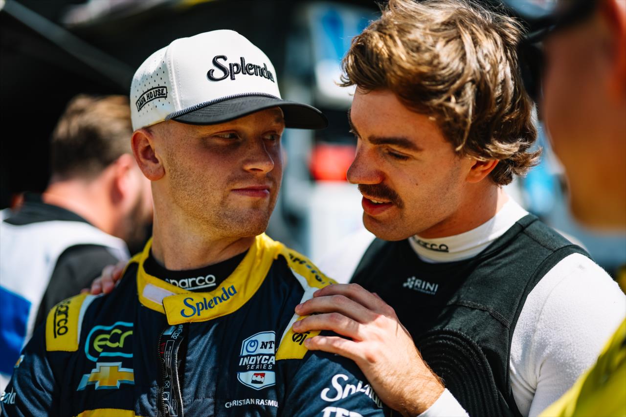 Christian Rasmussen and Louis Foster - Ontario Honda Dealers Indy Toronto - By: Joe Skibinski -- Photo by: Joe Skibinski