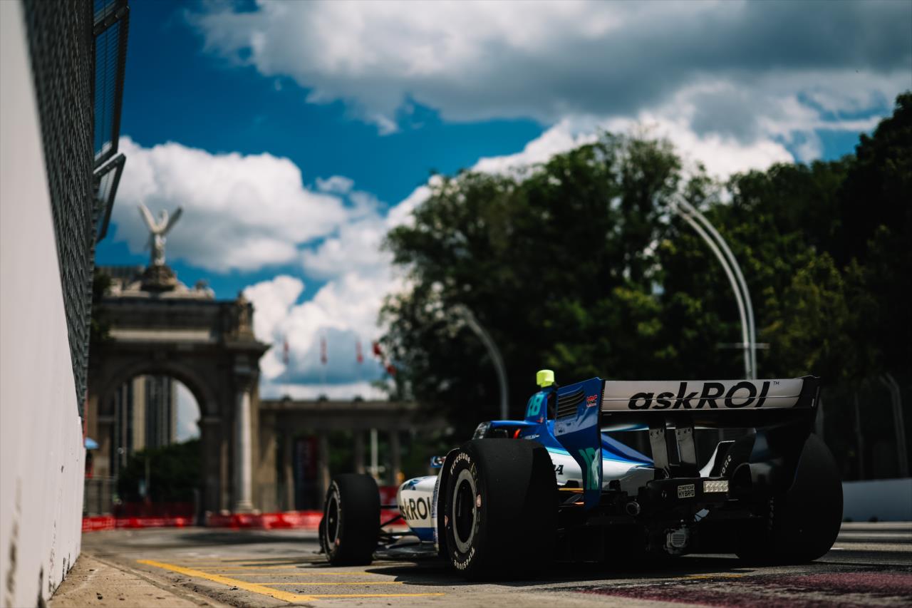 Rinus VeeKay - Ontario Honda Dealers Indy Toronto - By: Joe Skibinski -- Photo by: Joe Skibinski