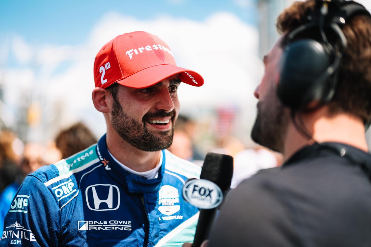 Rinus VeeKay - Ontario Honda Dealers Indy Toronto - By: Joe Skibinski -- Photo by: Joe Skibinski