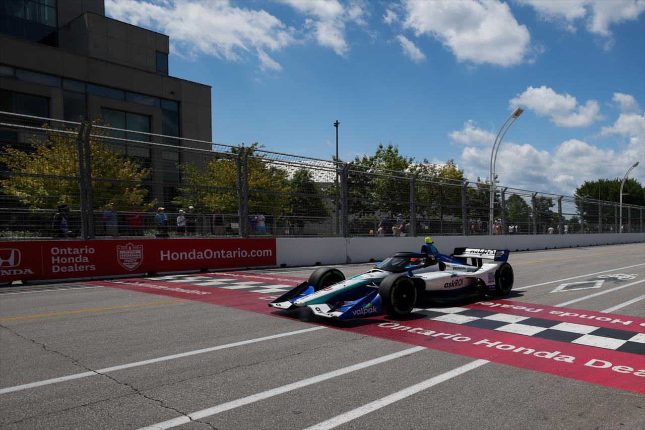 Rinus VeeKay - Ontario Honda Dealers Indy Toronto - By: Travis Hinkle -- Photo by: Travis Hinkle
