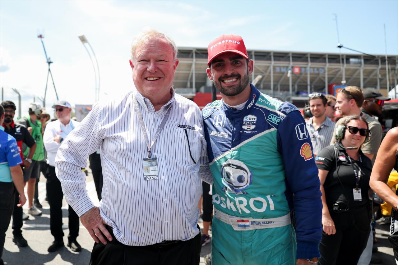 Dale Coyne and Rinus VeeKay - Ontario Honda Dealers Indy Toronto - By: Travis Hinkle -- Photo by: Travis Hinkle