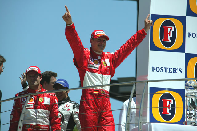 Schumacher ganó el Gran Premio de Estados Unidos en cinco ocasiones (FOTO: Dan Helrigel/IMS Photo)
