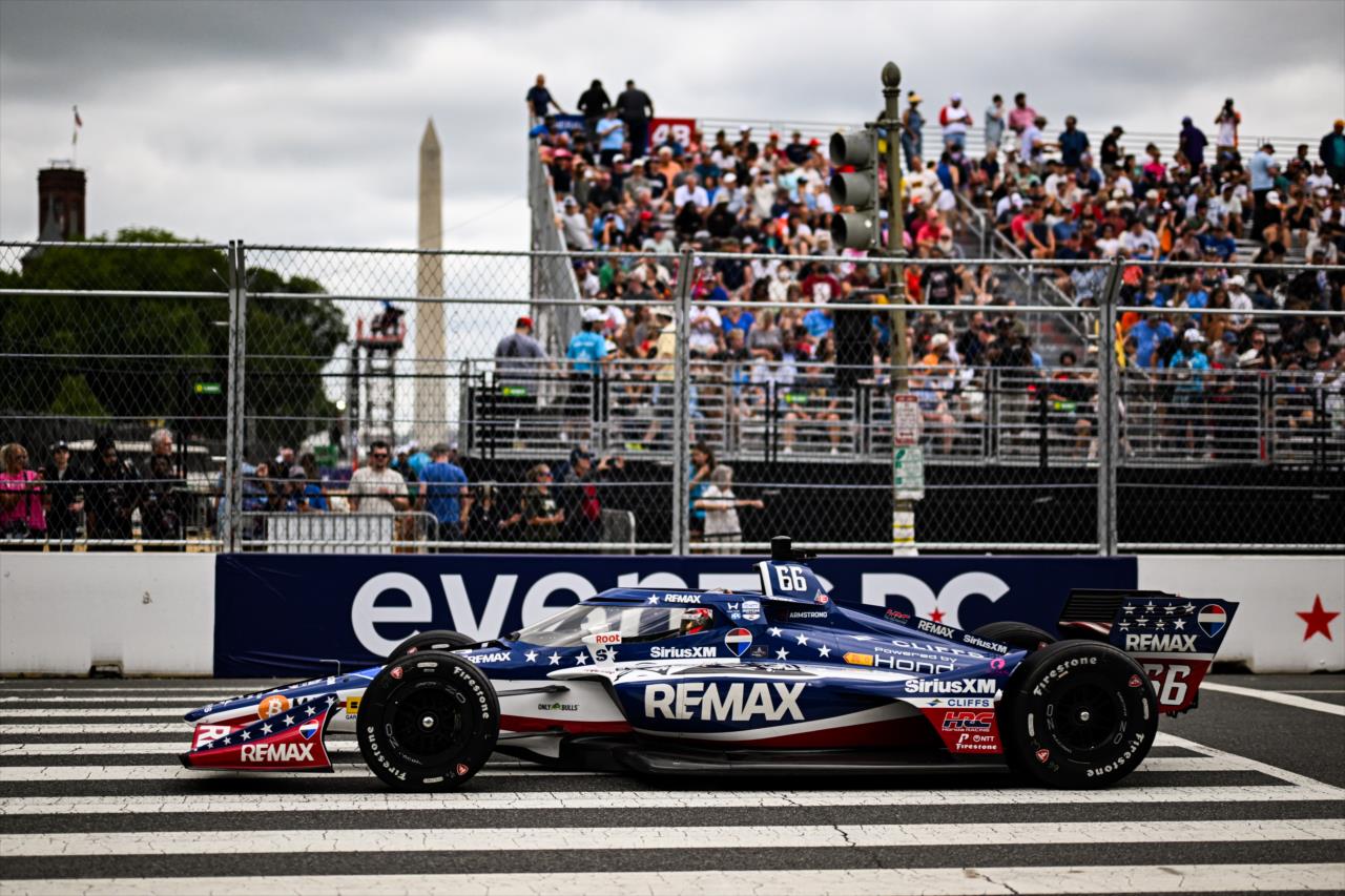 Marcus Armstrong - Freedom 250 Grand Prix of Washington, D.C. - By: James Black -- Photo by: James  Black