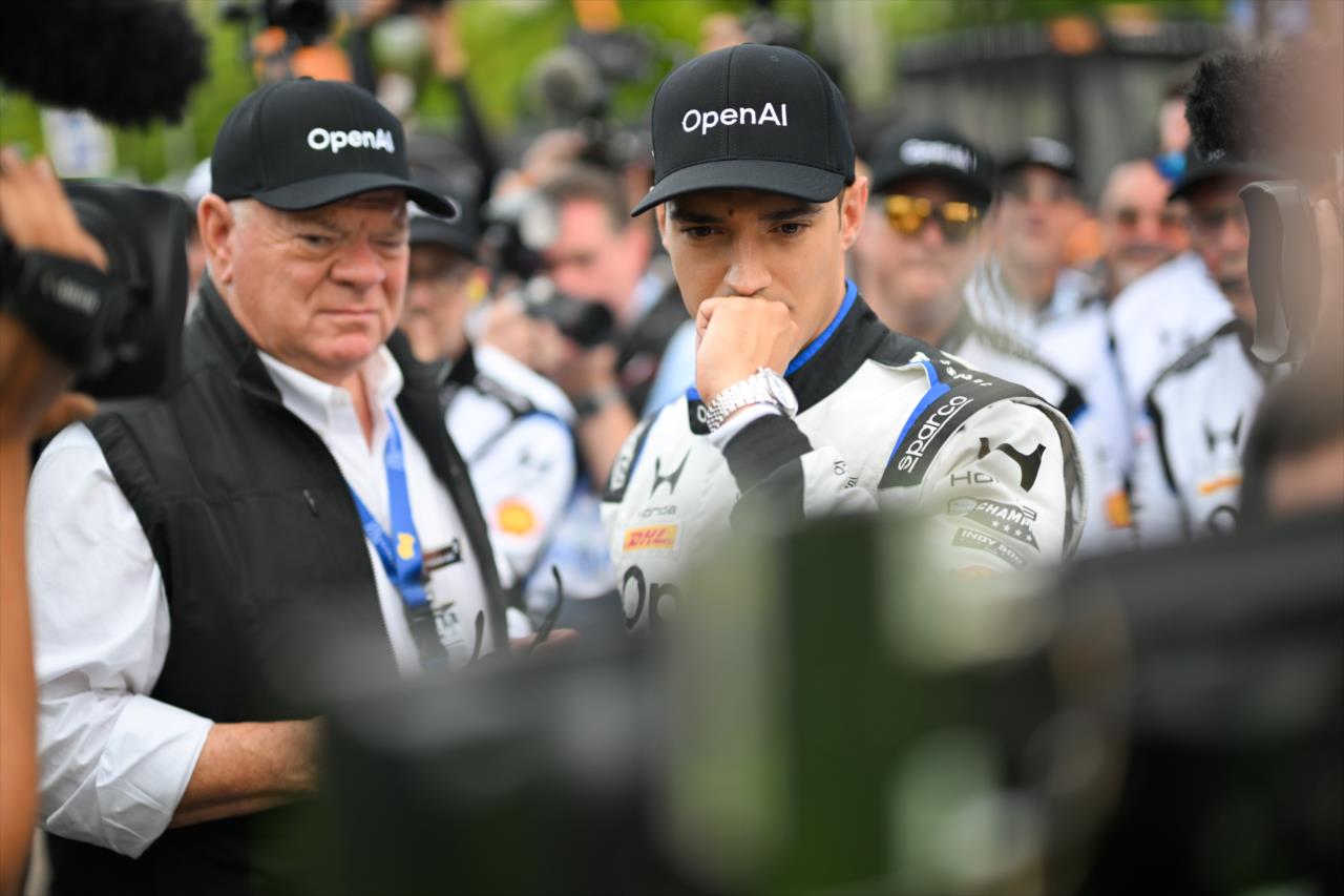 Alex Palou and Chip Ganassi - Freedom 250 Grand Prix of Washington, D.C. - By: James Black -- Photo by: James  Black