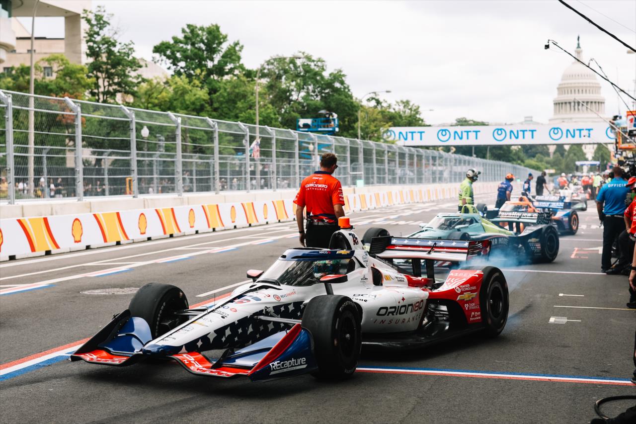 Rinus VeeKay - Freedom 250 Grand Prix of Washington, D.C. - By: Joe Skibinski -- Photo by: Joe Skibinski