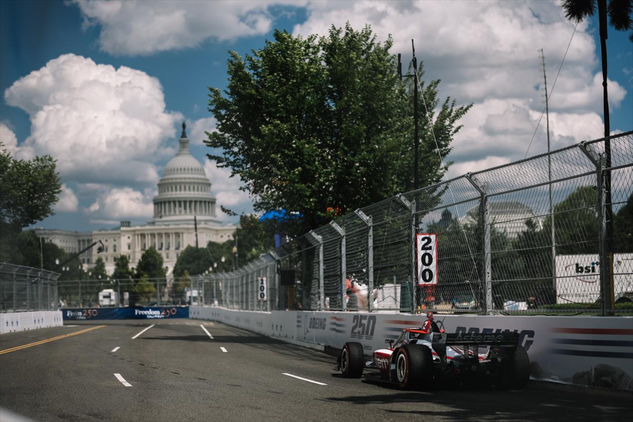 Josef Newgarden - Freedom 250 Grand Prix of Washington D.C. - By: Joe Skibinski -- Photo by: Joe Skibinski