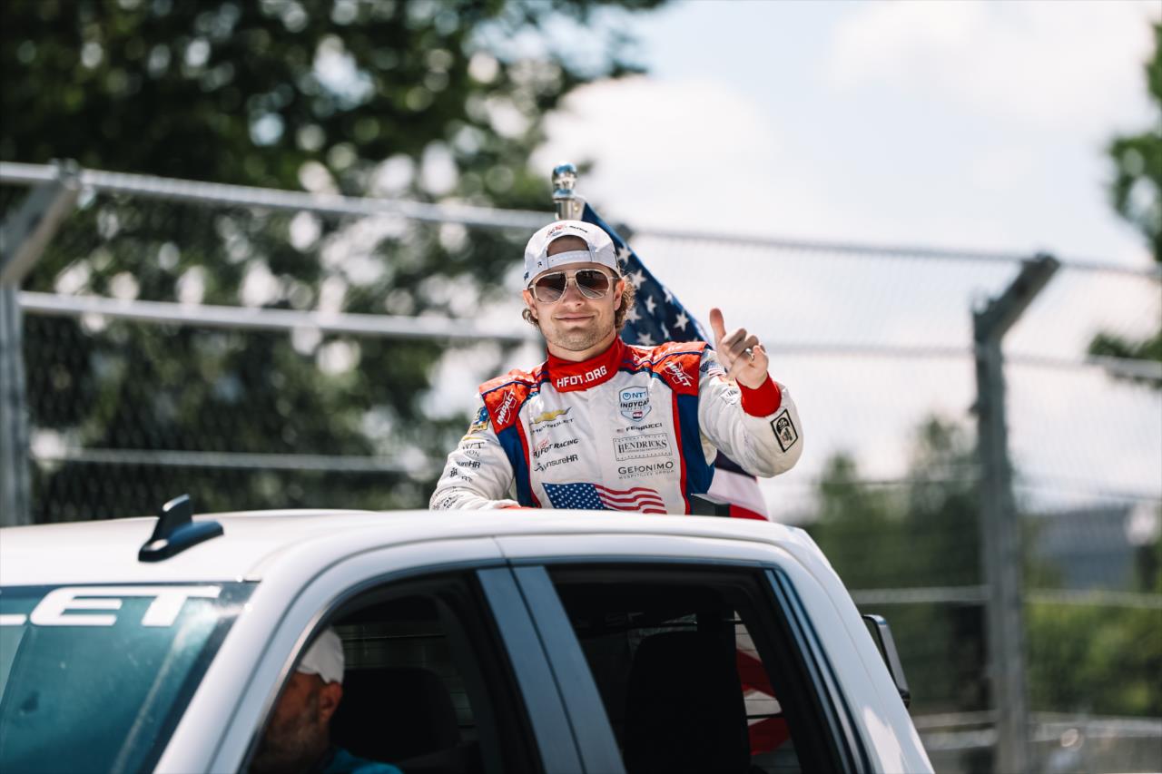Santino Ferrucci - Freedom 250 Grand Prix of Washington D.C. - By: Joe Skibinski -- Photo by: Joe Skibinski