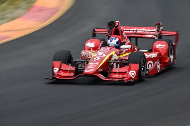 Scott Dixon on course during the tire test at Watkins Glen International -- Photo by: Chris Owens
