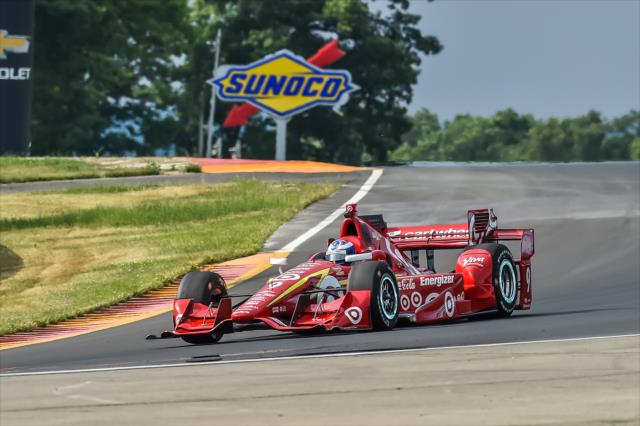 Scott Dixon on course during the tire test at Watkins Glen International -- Photo by: Chris Owens