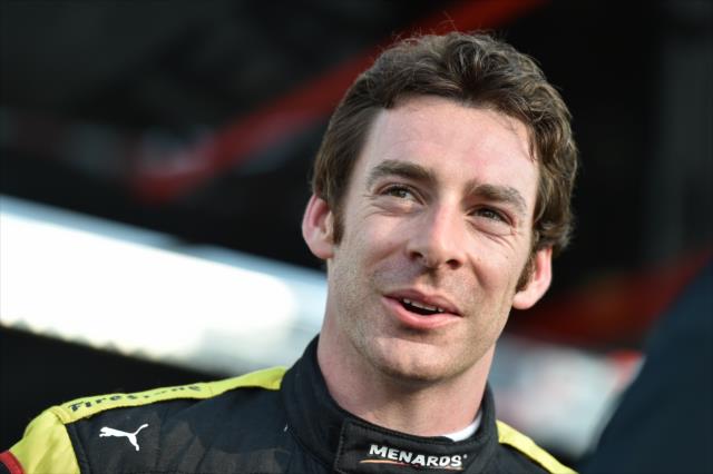 Simon Pagenaud on pit lane during the tire test at Watkins Glen International -- Photo by: Chris Owens