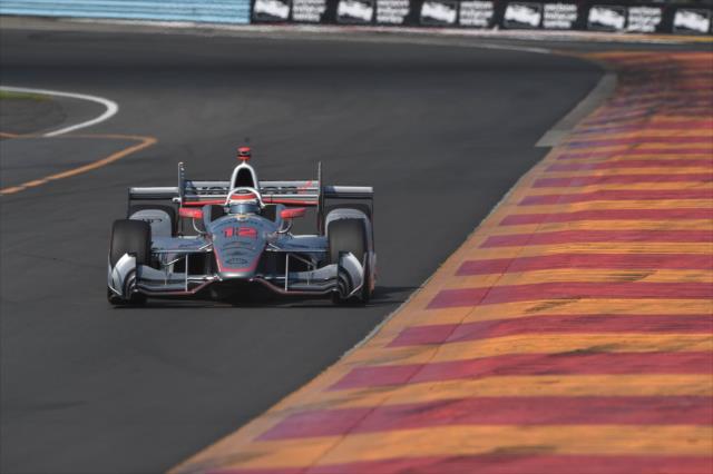 Will power sets up for Turn 2 during the INDYCAR Grand Prix at The Glen from Watkins Glen International -- Photo by: Chris Owens