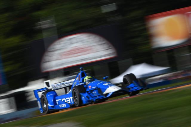 Tony Kanaan rolls through the Inner Loop during the INDYCAR Grand Prix at The Glen from Watkins Glen International -- Photo by: Chris Owens