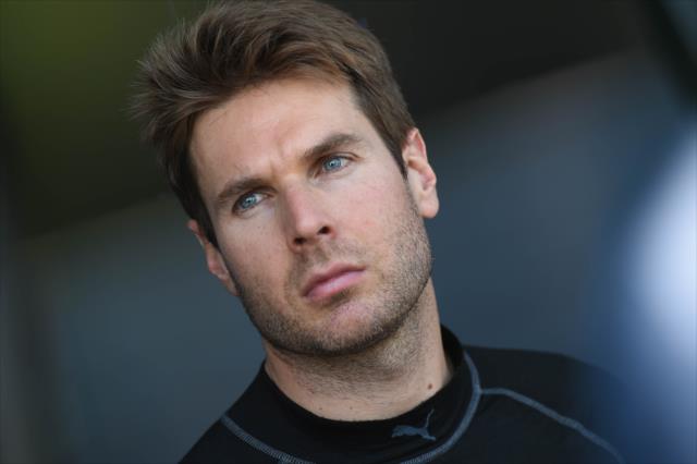 Will Power looks on backstage during pre-race introductions for the INDYCAR Grand Prix at The Glen from Watkins Glen International -- Photo by: Chris Owens