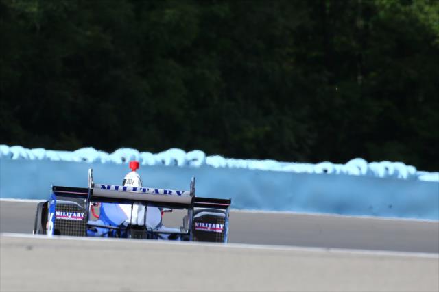 Takuma Sato rolls through the Outer Loop of Turn 5 during practice for the INDYCAR Grand Prix at The Glen from Watkins Glen International -- Photo by: Bret Kelley