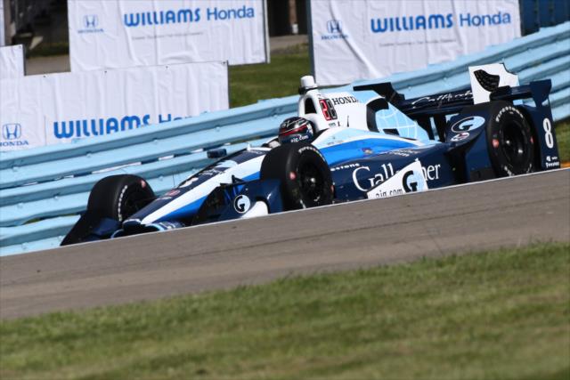 Max Chilton sails through the Outer Loop of Turn 5 during practice for the INDYCAR Grand Prix at The Glen from Watkins Glen International -- Photo by: Bret Kelley